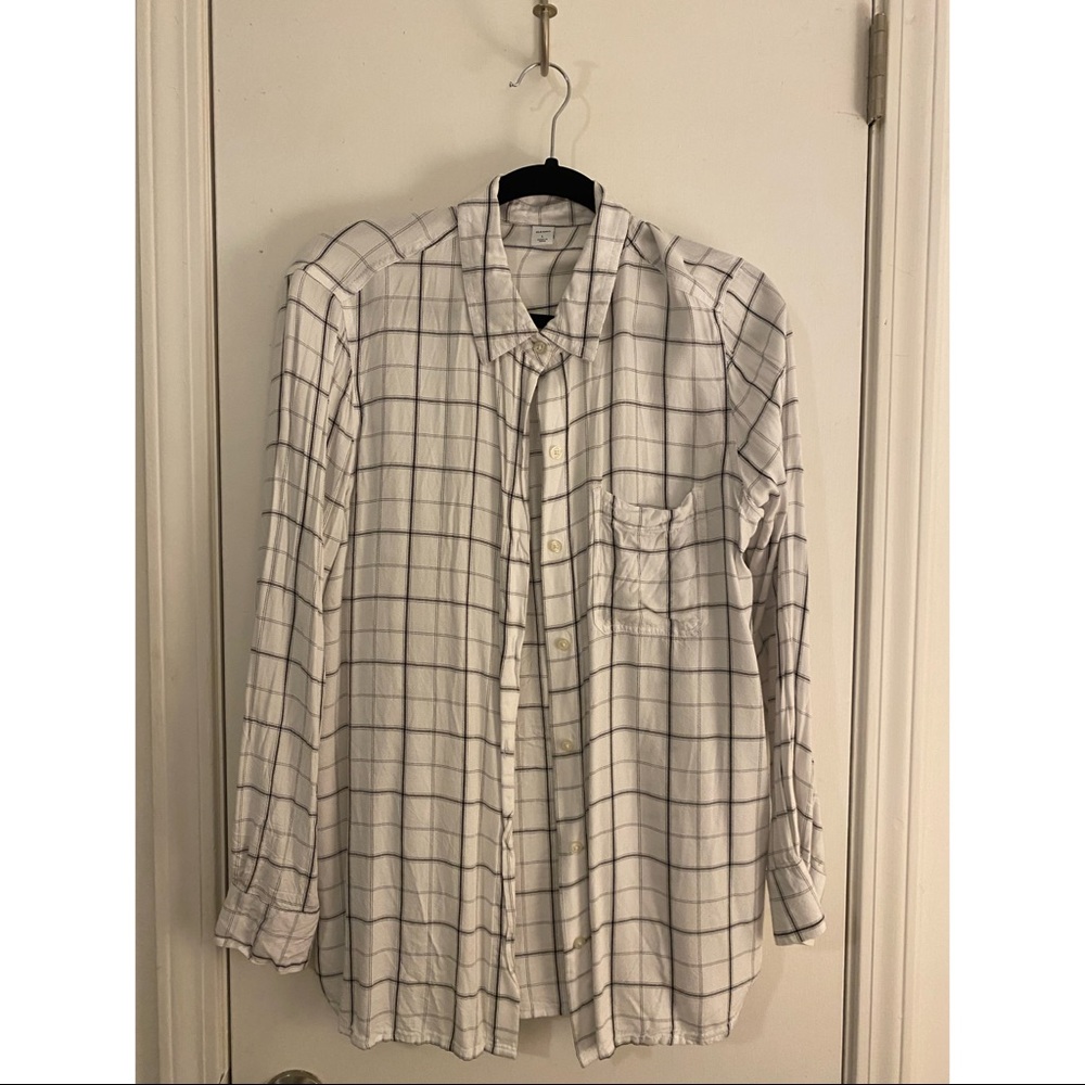Old Navy Tunic-Length Flannel